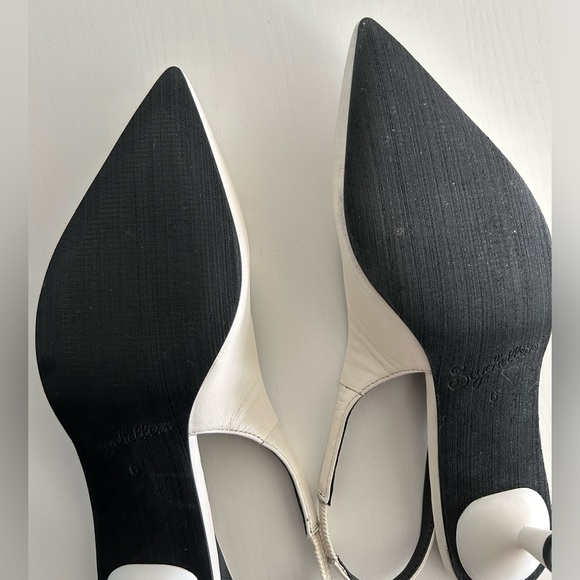 Seychelles Brooklyn Kitten Heel in White - Picture 5 of 16